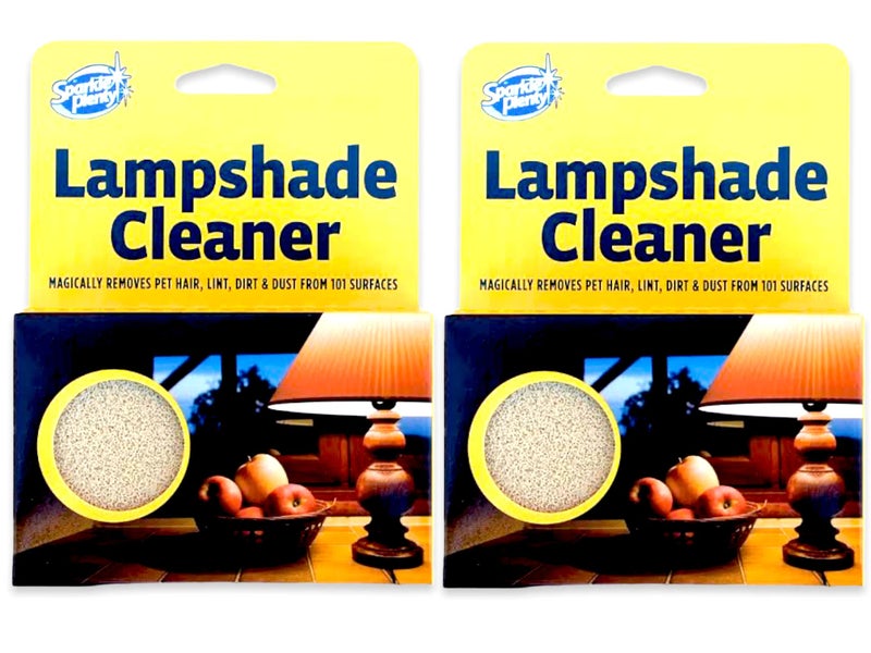 Sparkle Plenty Lampshade Cleaner Dry Magic Dust Sponge for Lamp Shade Dry Dusting Sponge Scrub for Fabric Window Blinds Effortless Duster Upholstery Cleaner for Furniture Surfaces 2 Pack